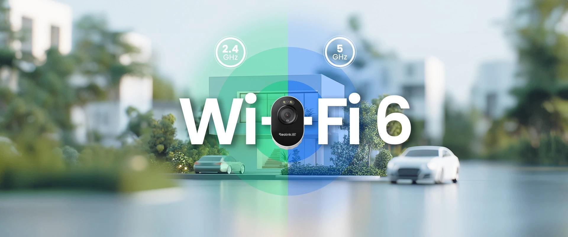 Lumus Pro 4K Wi-Fi 6 Security Camera with Spotlight Night Vision & Smart AI Detection