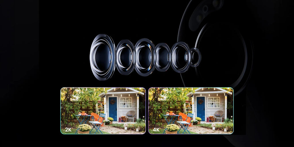 Lumus Pro 4K Wi-Fi 6 Security Camera with Spotlight Night Vision & Smart AI Detection