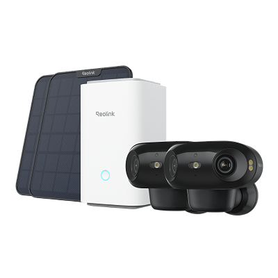 Reolink Home Hub with 4K Wi-Fi 6 Security System with 180° Blindspot-Free View & Solar Power