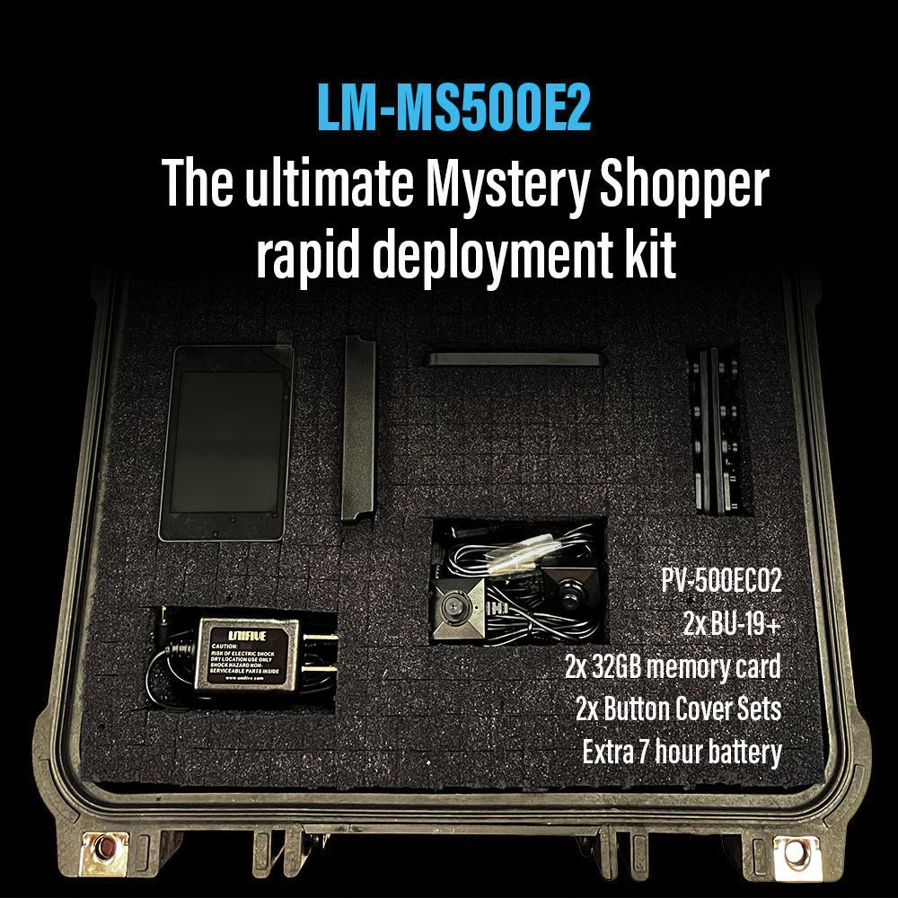 LawMate Mystery Shopper KIT – Professional Loss Prevention Recording System