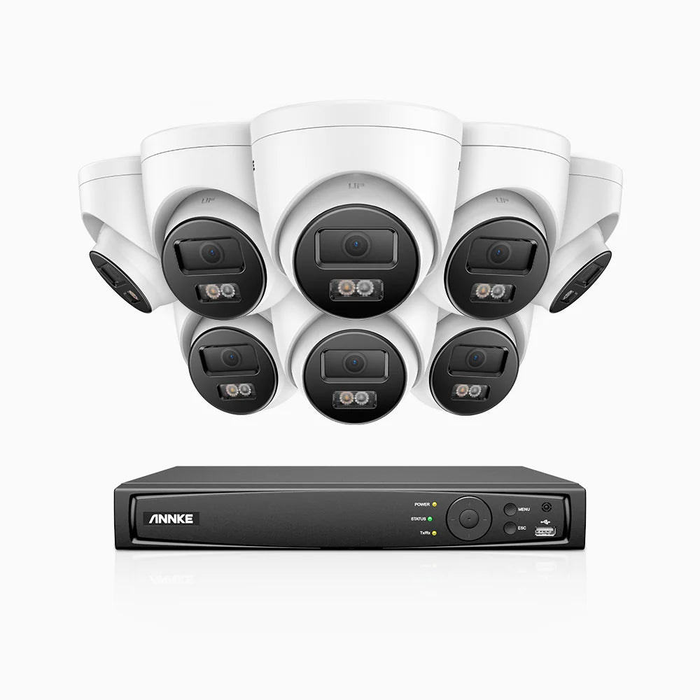 ANNKE H800-4K 16 Channel 8 Cameras PoE Security System