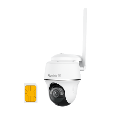 Smart 4K 8MP Wireless 4G LTE PT Battery Camera