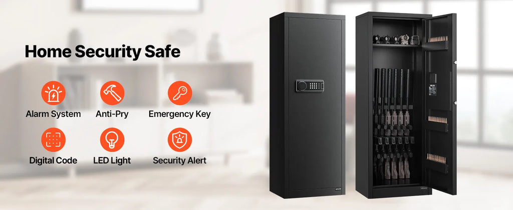 VEVOR -Long Gun Cabinet for Rifles and Pistols