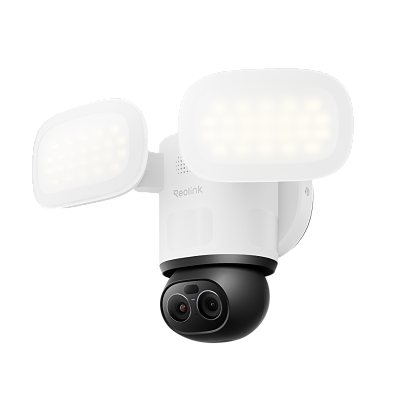 TrackFlex Floodlight WiFi 4K Dual-Lens PTZ Security Camera with 360° View & 3000lm Floodlight