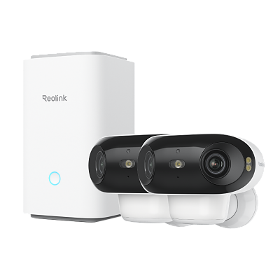 Reolink Home Hub with 4K Wi-Fi 6 Security System with 180° Blindspot-Free View & Solar Power