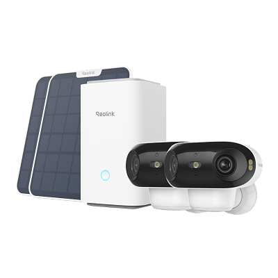 Reolink Home Hub with 4K Wi-Fi 6 Security System with 180° Blindspot-Free View & Solar Power