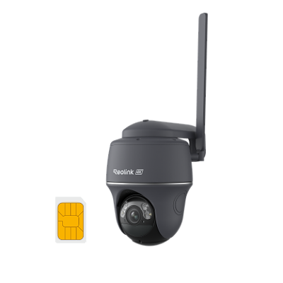 Smart 4K 8MP Wireless 4G LTE PT Battery Camera